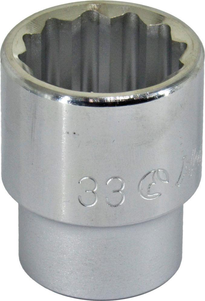Головка торцевая низкая двенадцатигранная Hans 3/4 33 мм (6402М33)