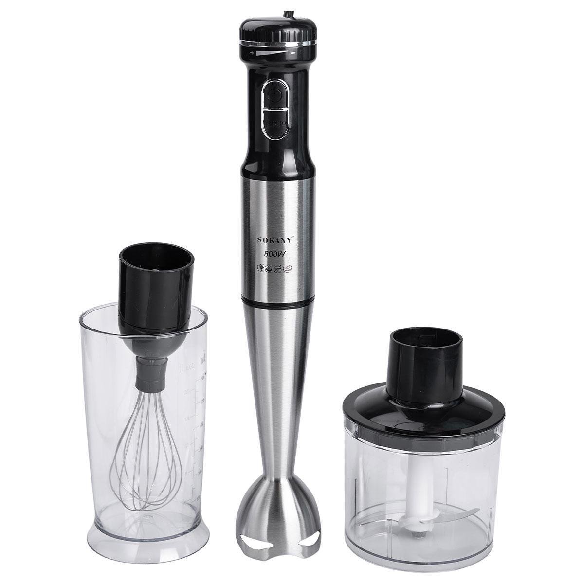 Блендер ручной погружной Sokany SK-768-4 чаша с венчиком измельчитель 800 Вт (5869)