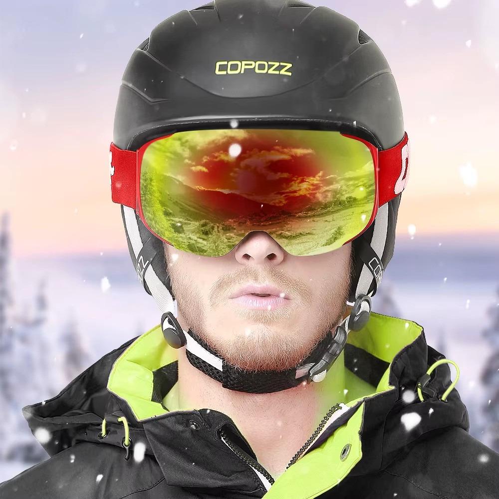 Маска для лиж і сноуборду Copozz GOG-2181 магнітна Anti-Fog Ski Unisex Red (GOG-2181-R) - фото 6