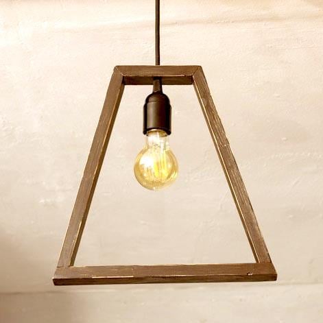 Подвесной светильник из дерева Асиян Капучино (ЛЮС-004509)