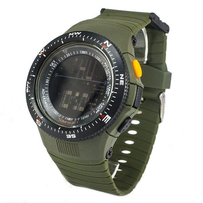 Часы наручные Skmei Carbon Green (0989)