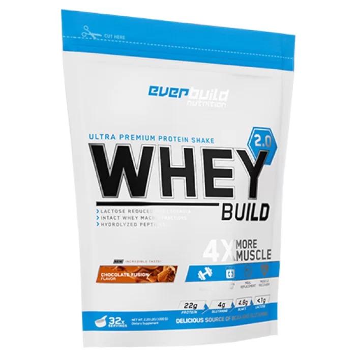 Протеин Everbuild Nutrition Whey Protein Build 2.0 Chocolate 1000 г