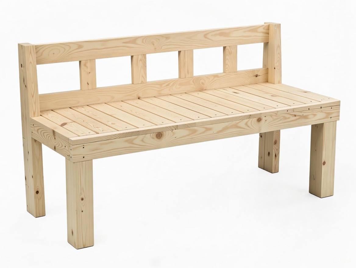 Диван-ліжко розкладний з дерева покритий безбарвним масло-воском сосна 70х180х50 см (1888953821)