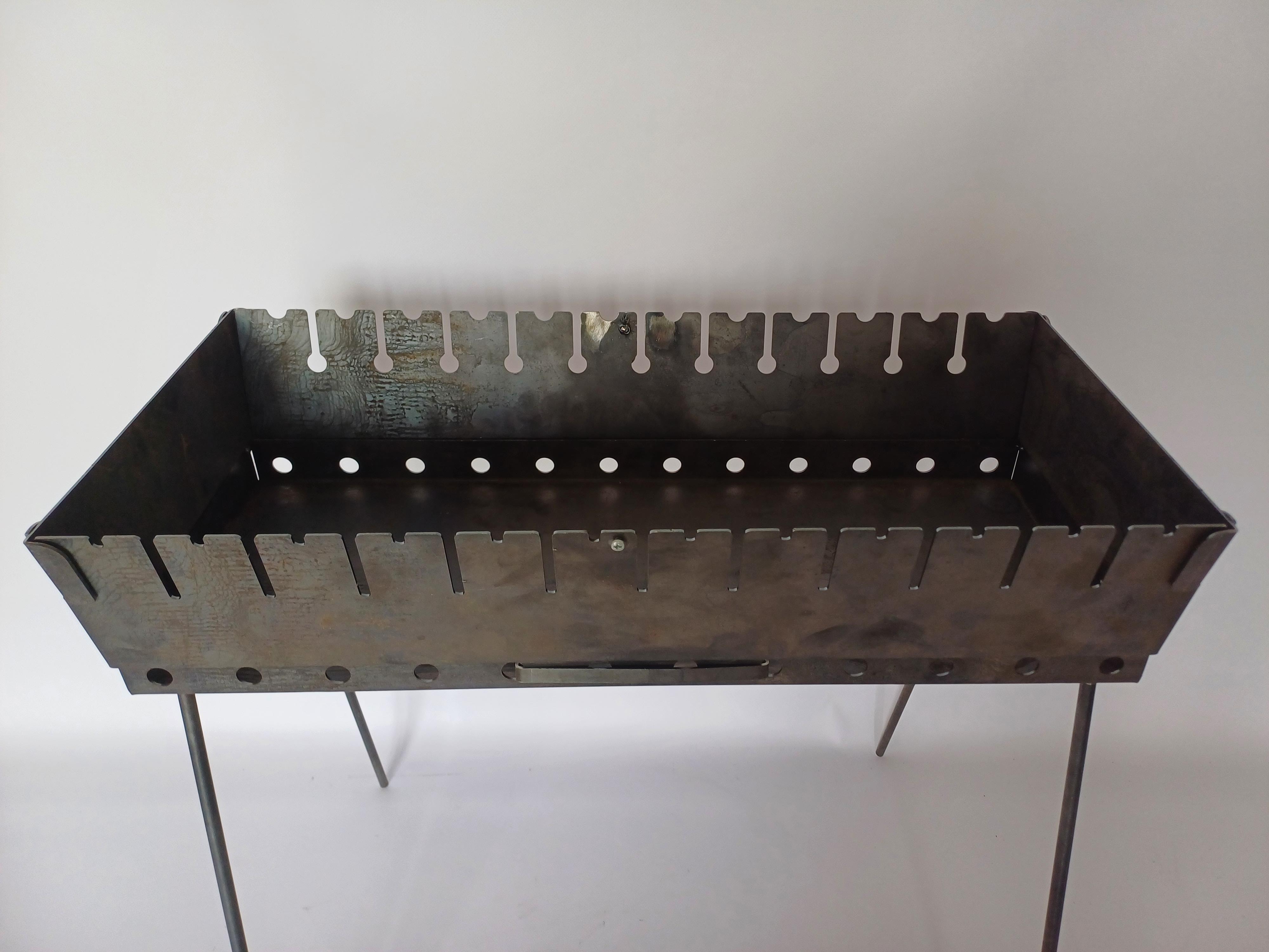 Мангал-валіза на складний 12 шомпурів 2 мм