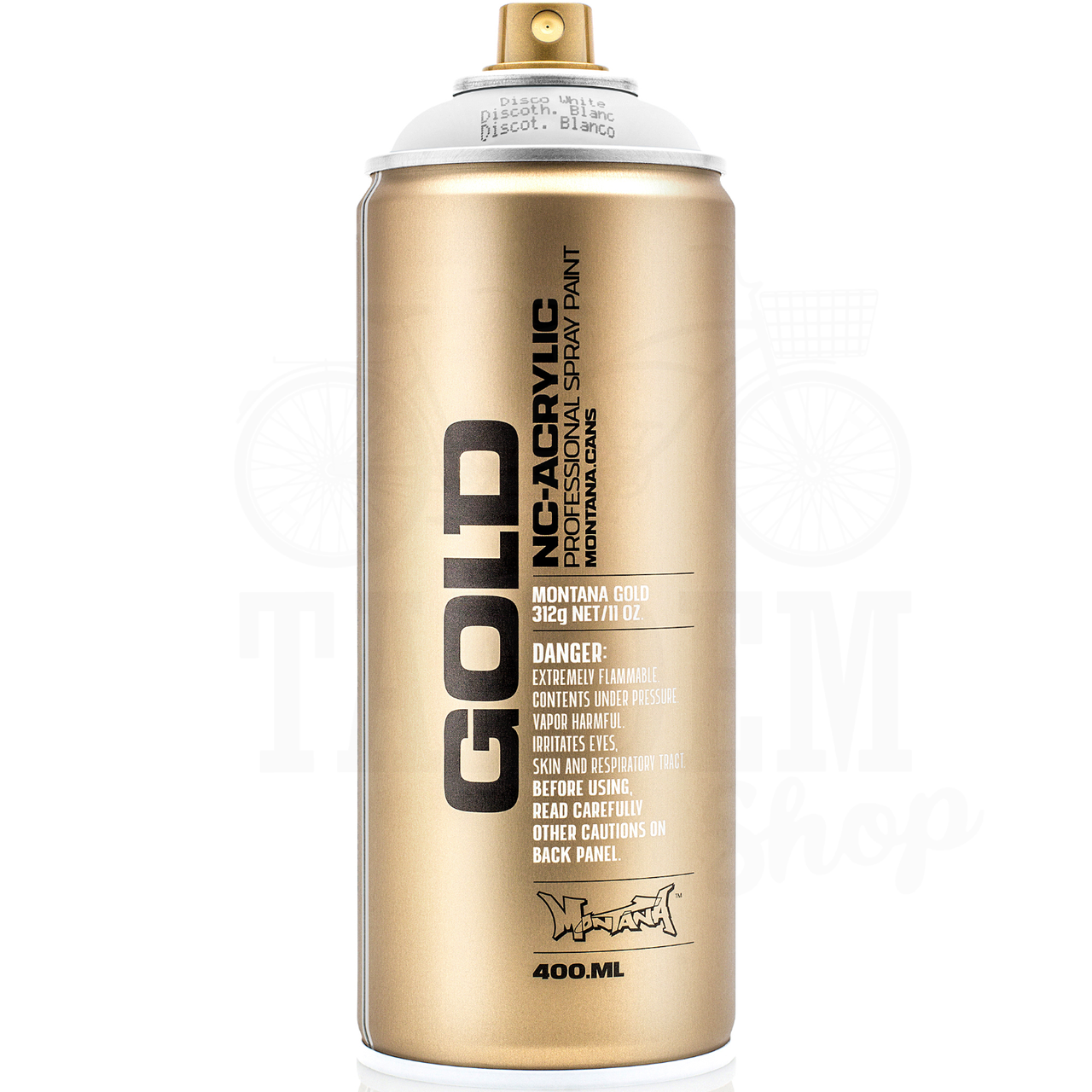 Краска акриловая флуоресцентная Montana Gold Fluorescent 400 мл аэрозоль F9100 Disco