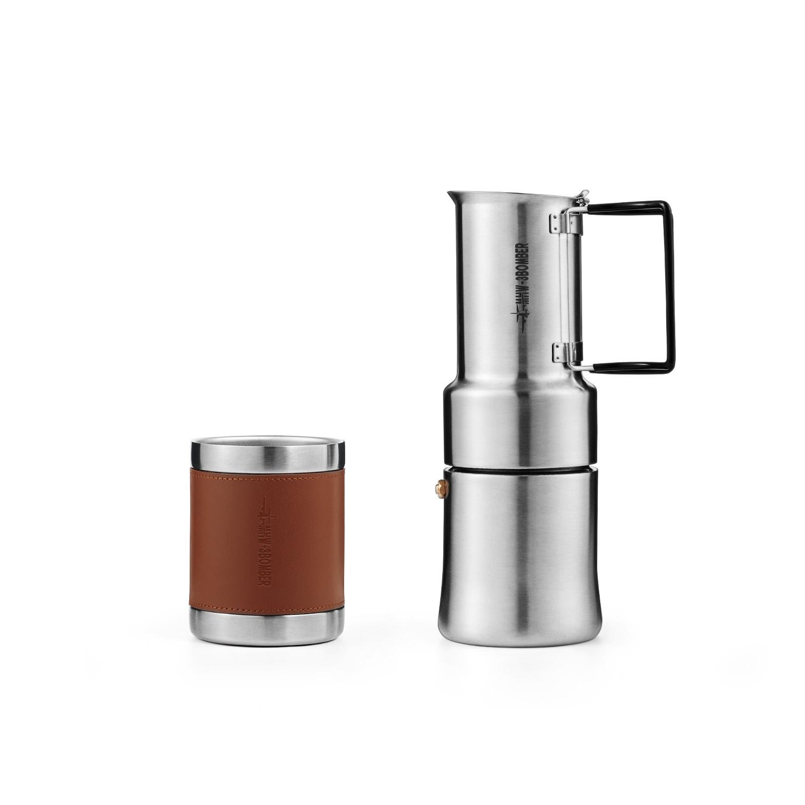 Гейзерная кофеварка MHW-3BOMBER MET Outdoor Moka Pot 350 мл (M5724)