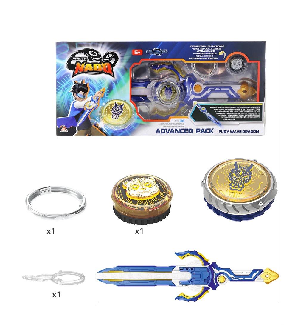 Волчок Infinity Nado VI Advanced Pack Февраль Дракон с LED подсветкой (EU654131) - фото 6