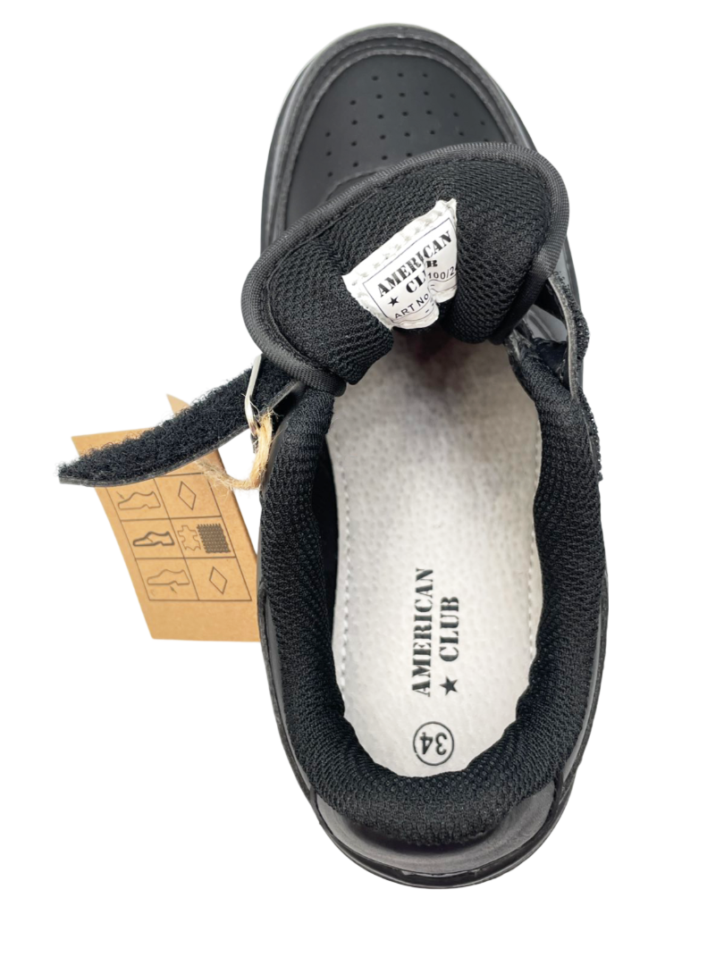 Кросівки для хлопчиків American Club ES100-24/33 р. 33 Чорний - фото 5 Кросівки для хлопчиків American Club ES100-24/33 р. 33 Чорний - фото 5