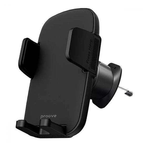 Держатель для телефона Proove Perfect Pro Air Outlet Car Mount на дефлектор Черный (CHPP00000001) - фото 1