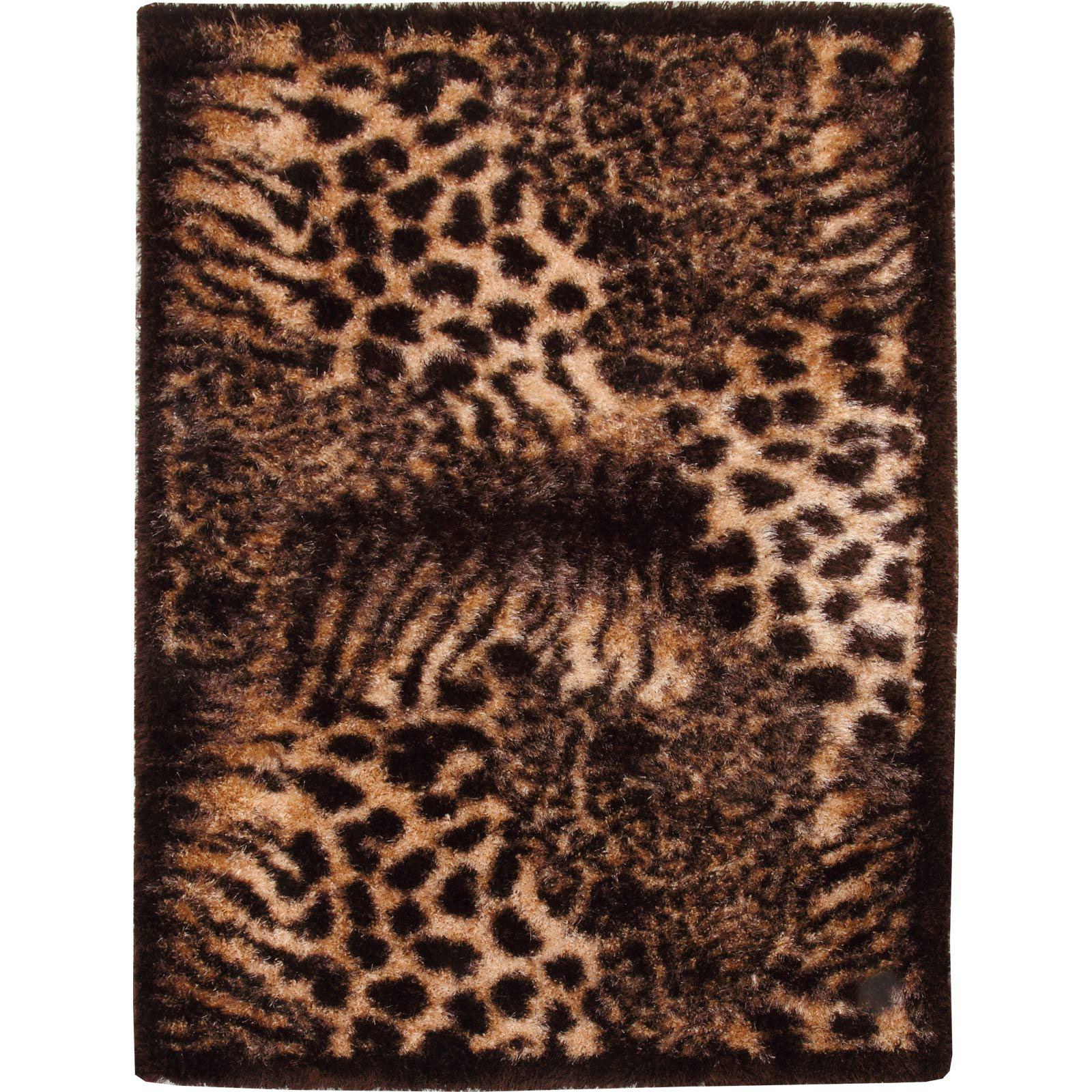 Ковер с длинным ворсом Rubin Defier 6168 прямоугольный 1,6x2,3 м Коричневый/Бежевый (00-00010304)