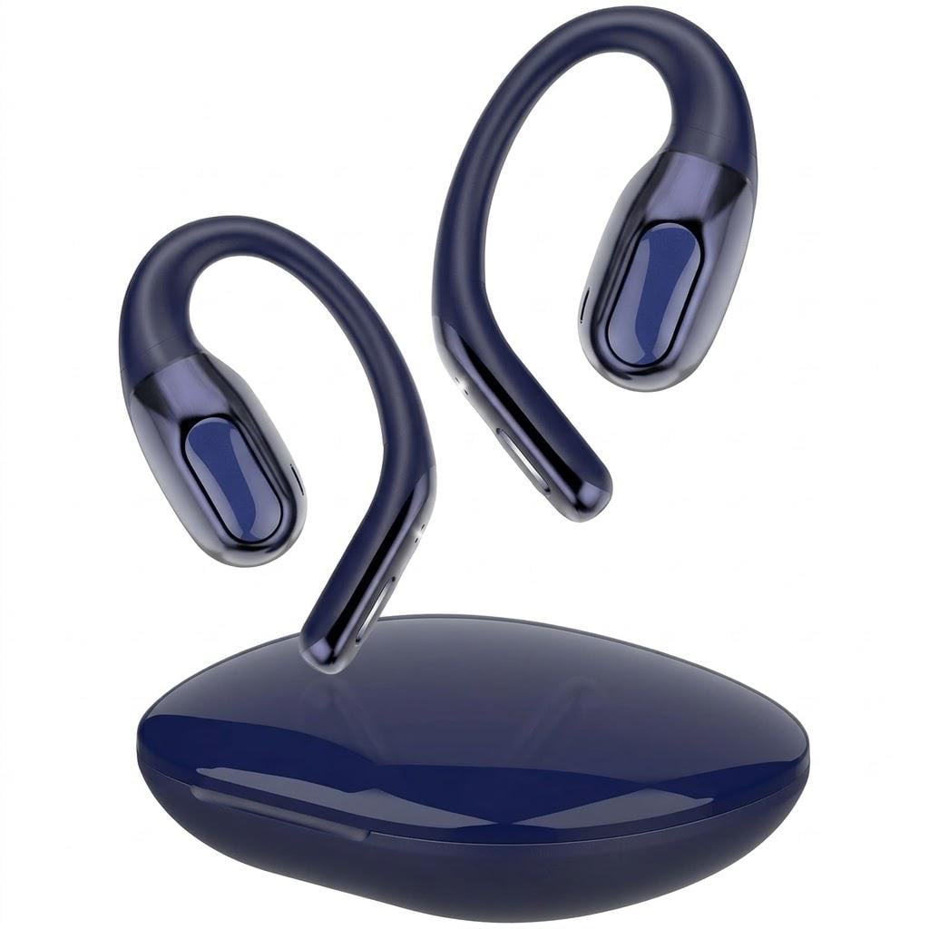 Навушники бездротові L9 Open-Ear Bluetooth 6.0 спортивні з системою ENC та захистом IPX7 Blue (33543118)