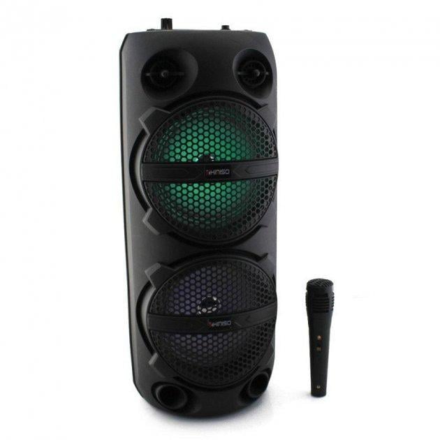 Колонка портативна Bluetooth KIMISO QS-653 TWSLED з мікрофоном