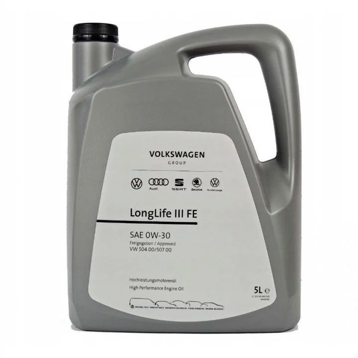 Моторное масло VAG Longlife III FE 504 00/507 00 0W-30 5 л