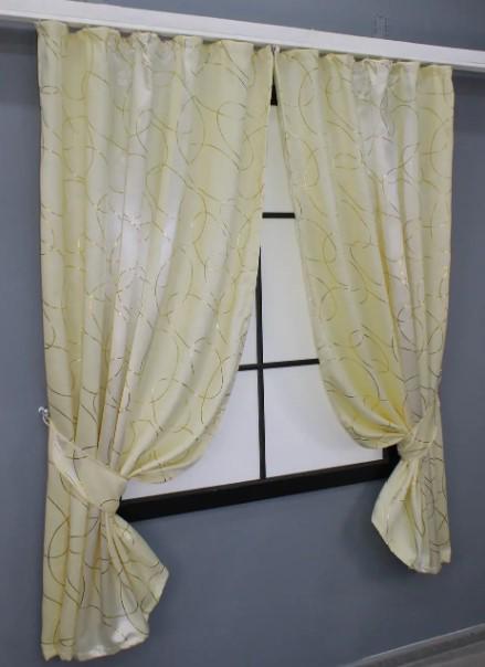 Комплект штор софт 1,3х1,7 м 2 шт. Молочний (564ш) - фото 4 Комплект штор софт 1,3х1,7 м 2 шт. Молочний (564ш) - фото 4