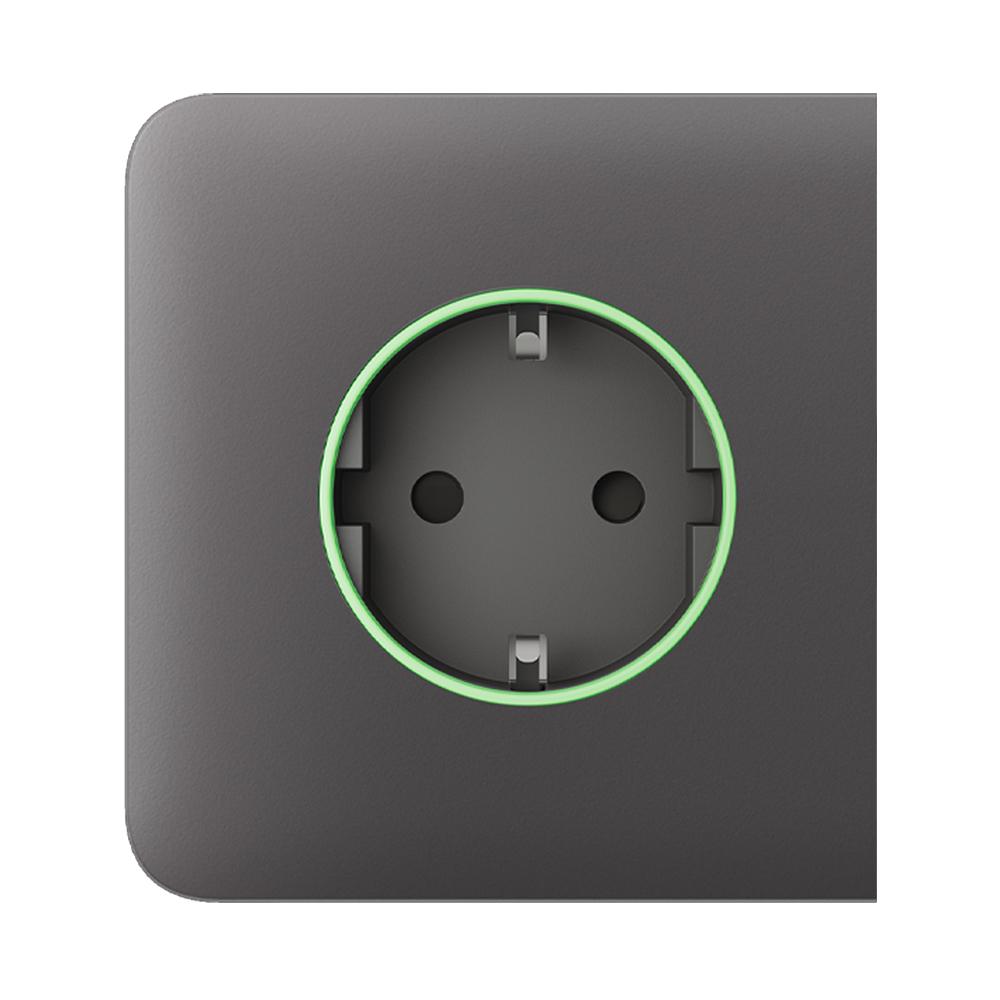 Бічна панель Ajax SideCover для вбудованої розетки Grey (33028668) Бічна панель Ajax SideCover для вбудованої розетки Grey (33028668)