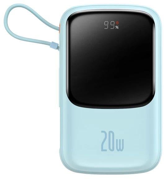 Портативная батарея Baseus Qpow Pro Digital Display Fast Charge 10000 mAh 20 W PPQD020003 Blue (1974269597)