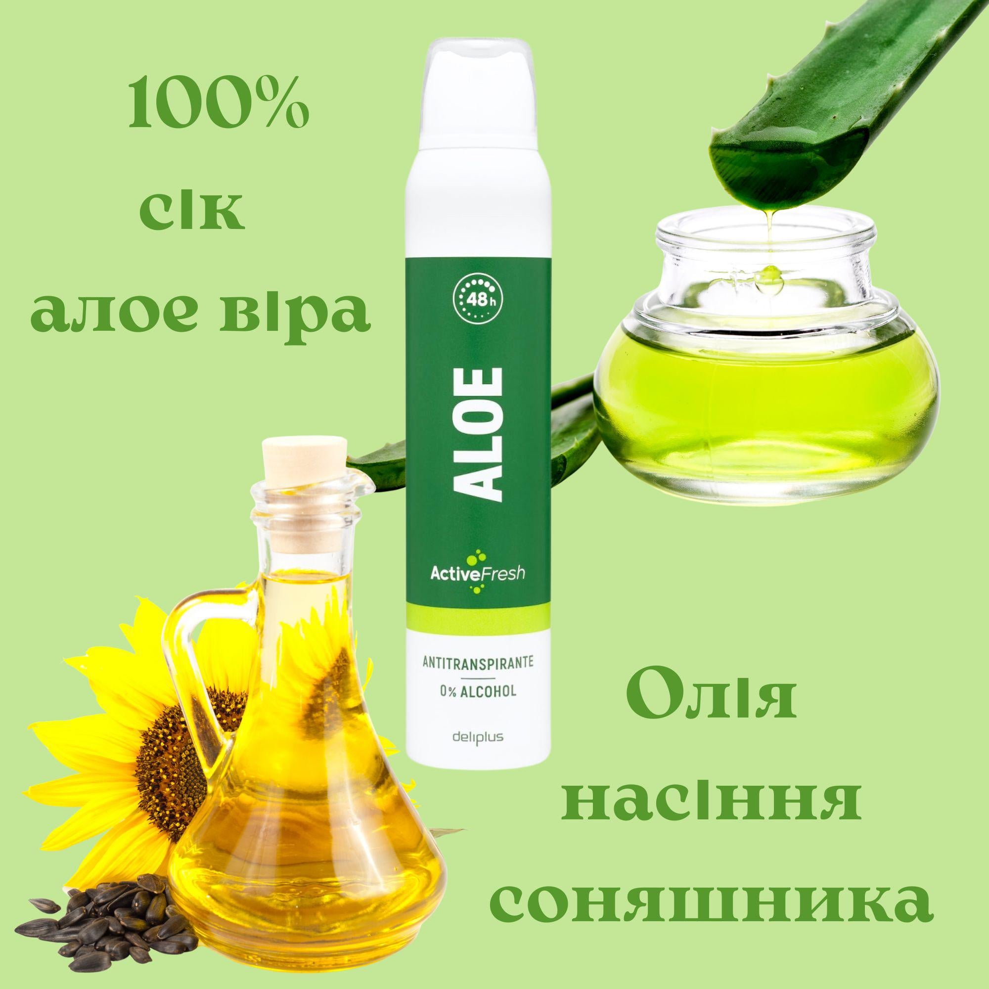 Дезодорант Aloe Active Fresh Deliplus 200 мл - фото 5 Дезодорант Aloe Active Fresh Deliplus 200 мл - фото 5