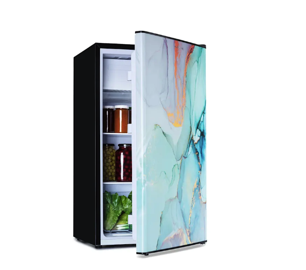 Холодильник однокамерний KLARSTEIN CoolArt з верхньою морозильною камерою для кухні та дачі 79 л (27085123)