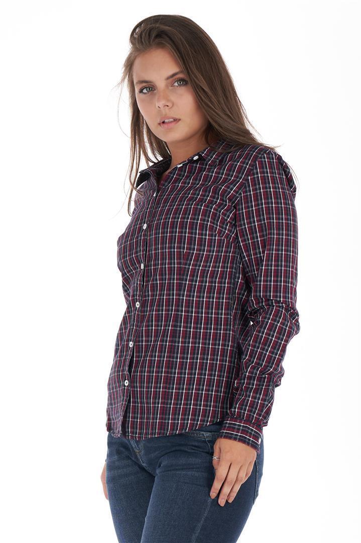 Рубашка женская Kvl 20202038 XL Синий - фото 3 Рубашка женская Kvl 20202038 XL Синий - фото 3