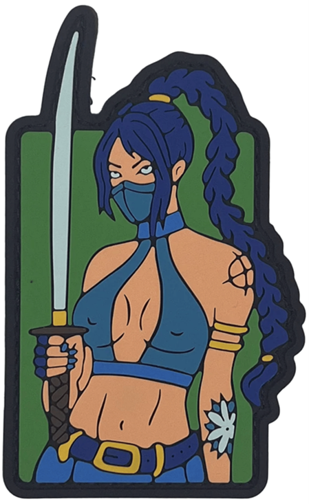 Патч ПВХ TACTICAL GIRL Зеленый (PATCH-071)