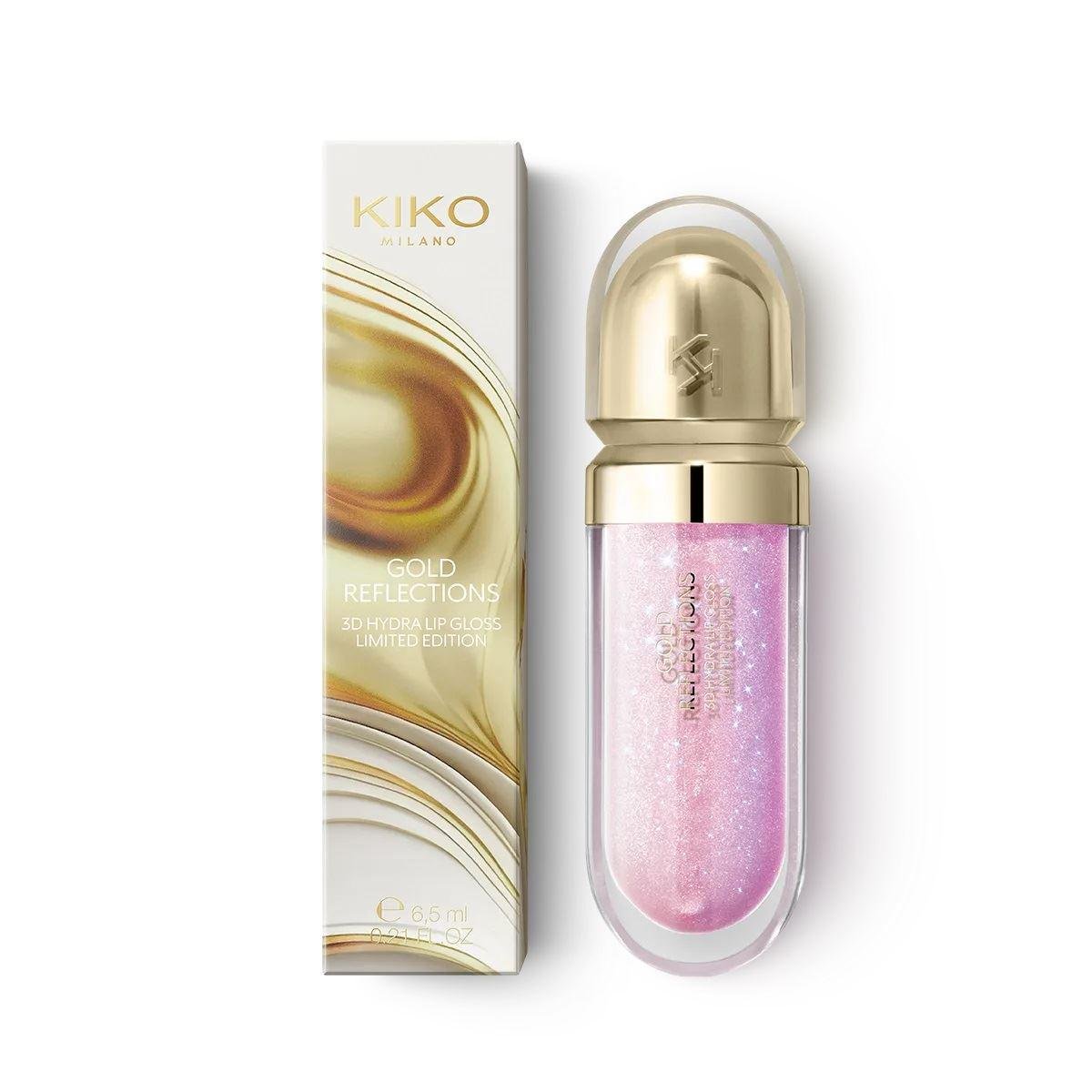 Блеск для губ Kiko Milano Gold Reflections 3D Hydra Lipgloss Limited Edition 01 Glowing Lilac (23656062)