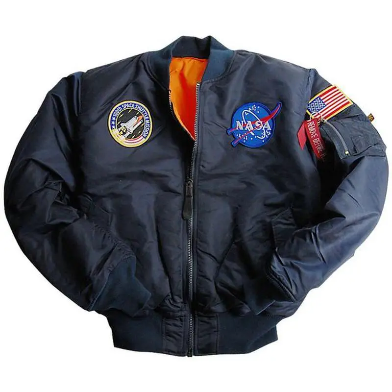 Куртка Alpha Industries Youth NASA MA-1 6-7 T Blue (YJM21093C1B67T) - фото 4