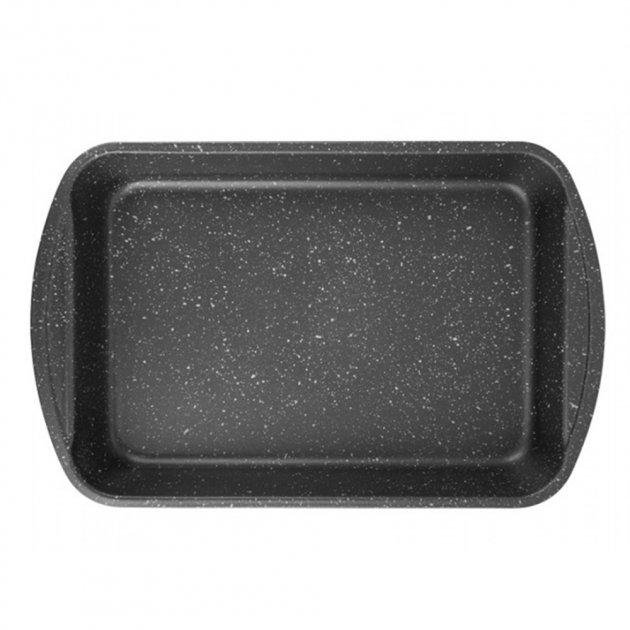 Противень мраморный прямоугольный Unique UN-1711 5,5 х 38,5 х 24,5 см с антипригарным покрытием - фото 3 Противень мраморный прямоугольный Unique UN-1711 5,5 х 38,5 х 24,5 см с антипригарным покрытием - фото 3