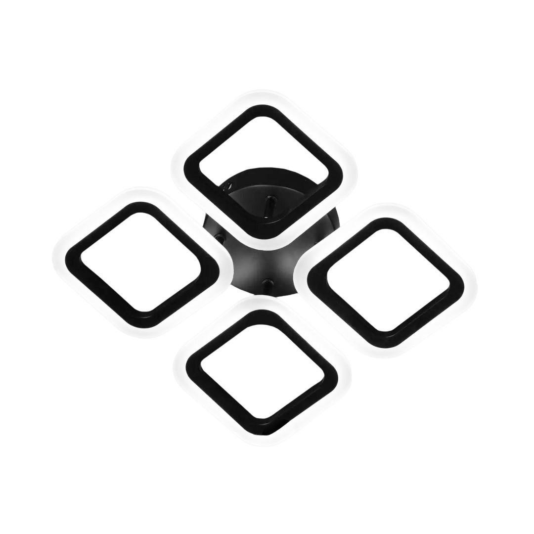 Люстра LED свет SY-5330/4BK черная с пультом 56W