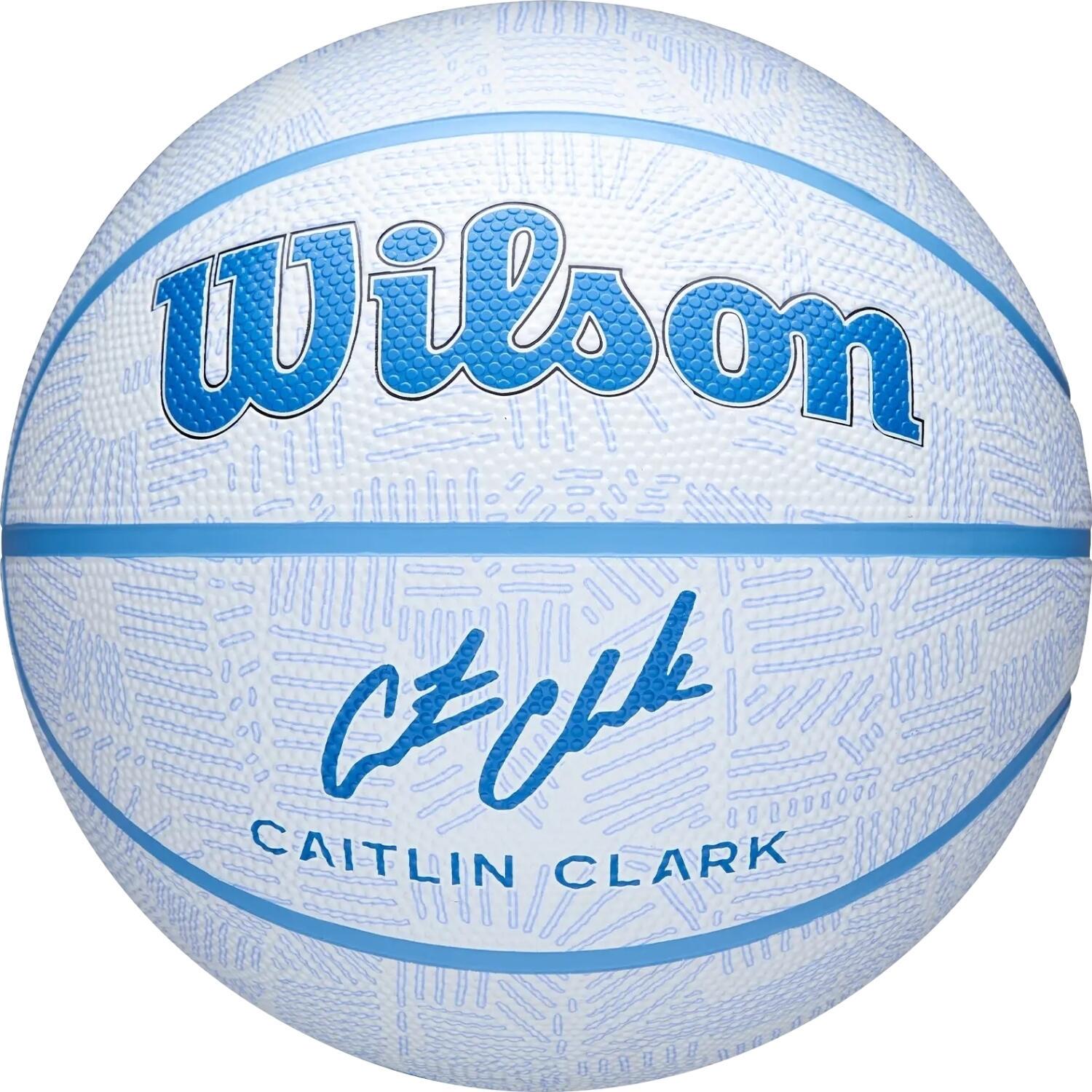 Баскетбольный мяч Wilson CAITLIN CLARK ENVISION р. 5 Бело-голубой (WZ3022401XB5)