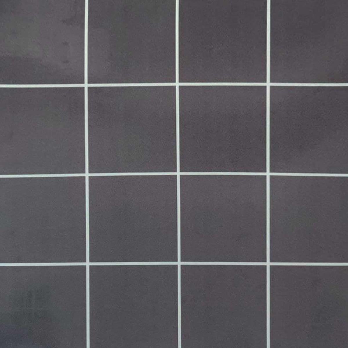 Вінілова плитка Sticker Wall 600х600х1,5 мм глянцеві квадрати 1 шт. Чорний (СВП-216)