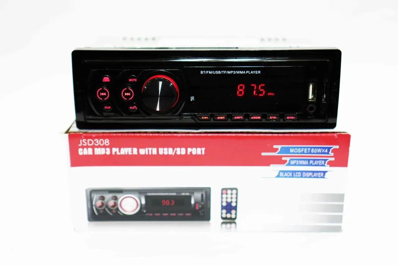 Автомагнитола JSD308 ISO USB RGB Bluetooth SD/AUX/FM 4x60W - фото 7