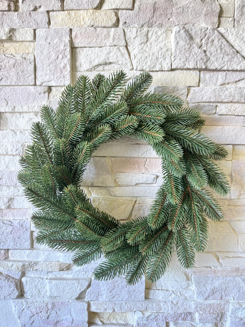 Венок литой новогодний ПЛАСТМАКС №2 (VX 4211)