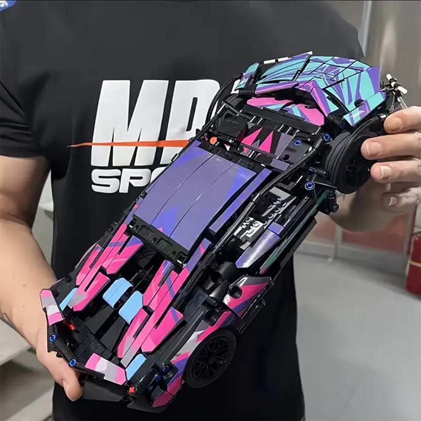 Конструктор Lamborghini Sian FK937 Cyberpunk 1291 деталь 1:14 (29011661) - фото 2 Конструктор Lamborghini Sian FK937 Cyberpunk 1291 деталь 1:14 (29011661) - фото 2