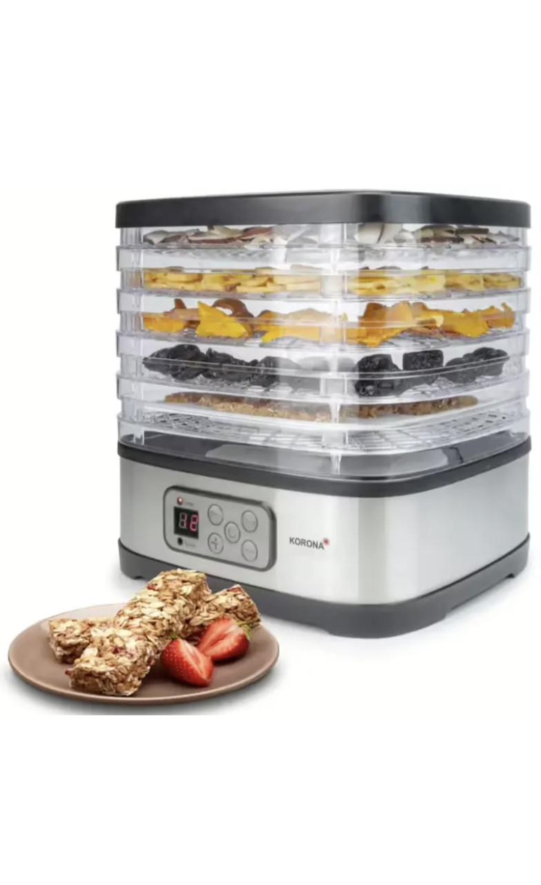 Дегидратор Korona на 5 полок для сушки овощей и фруктов мощностью 240 Вт с механическим управлением - фото 5 Дегидратор Korona на 5 полок для сушки овощей и фруктов мощностью 240 Вт с механическим управлением - фото 5