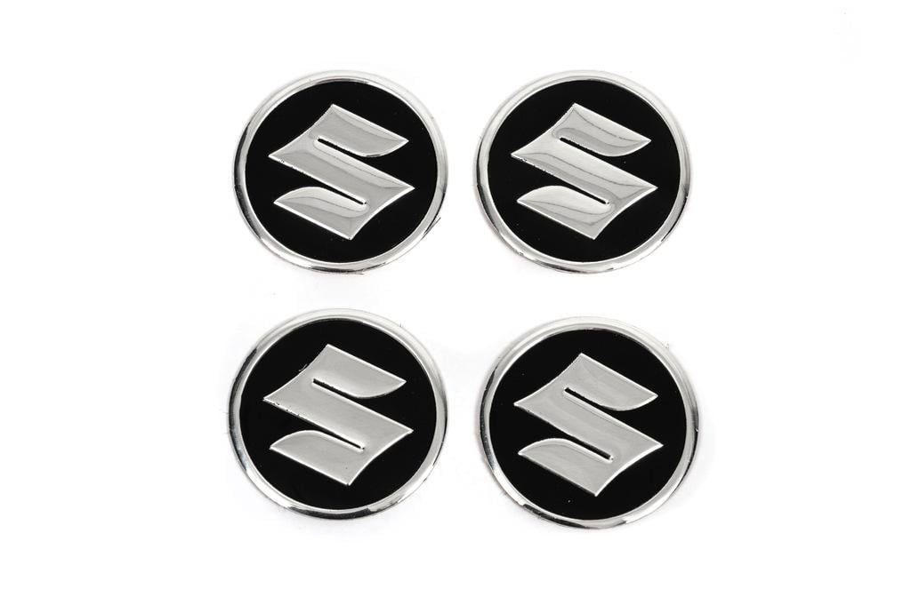 Наклейки на колпачки V1 для тюнинг Suzuki 60 мм 4 шт. (117777)