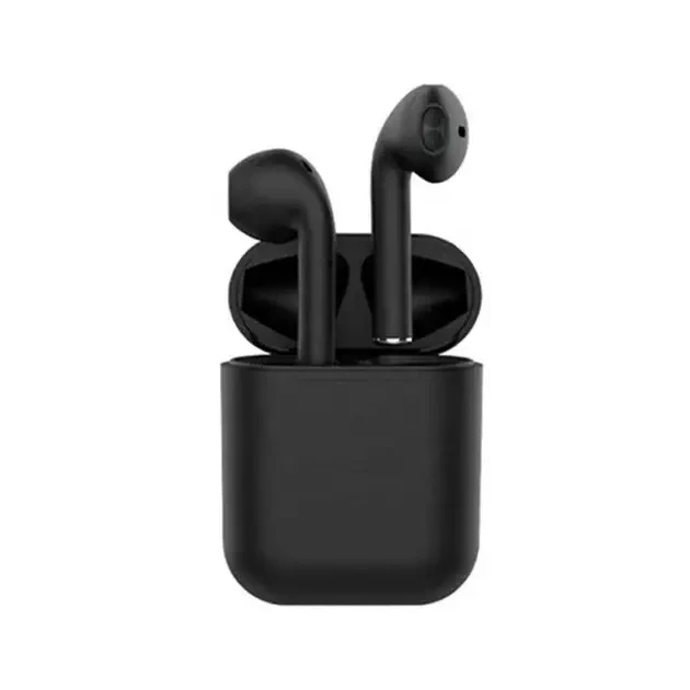 Наушники беспроводные inPods i12 TWS Bluetooth 5.0 сенсорные с магнитным кейсом Черный (SKU-137)