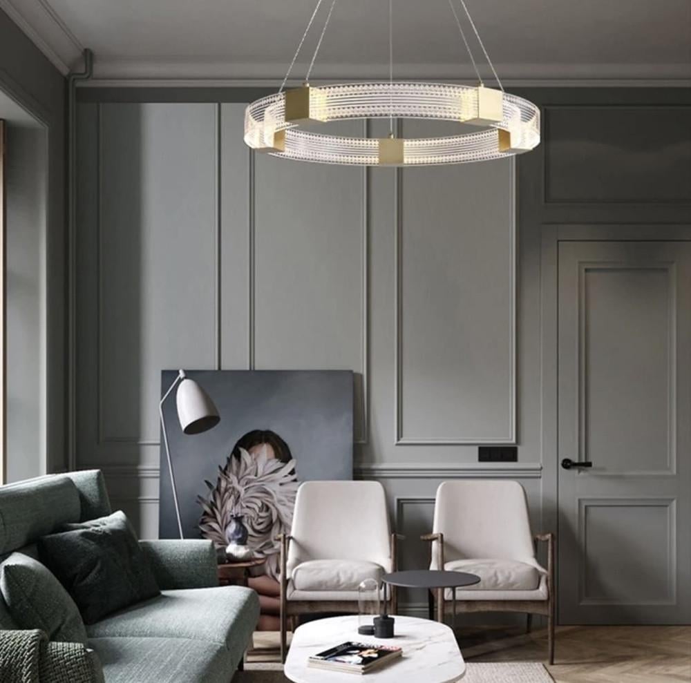 Люстра Round Dome D80 см Золотой (SGA 14) Люстра Round Dome D80 см Золотой (SGA 14)