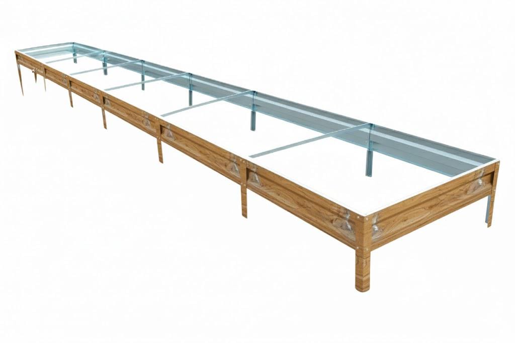 Грядка оцинкованная SIMBUD 0,45 мм 6х1х0,2 м Gold Multii (30668871)