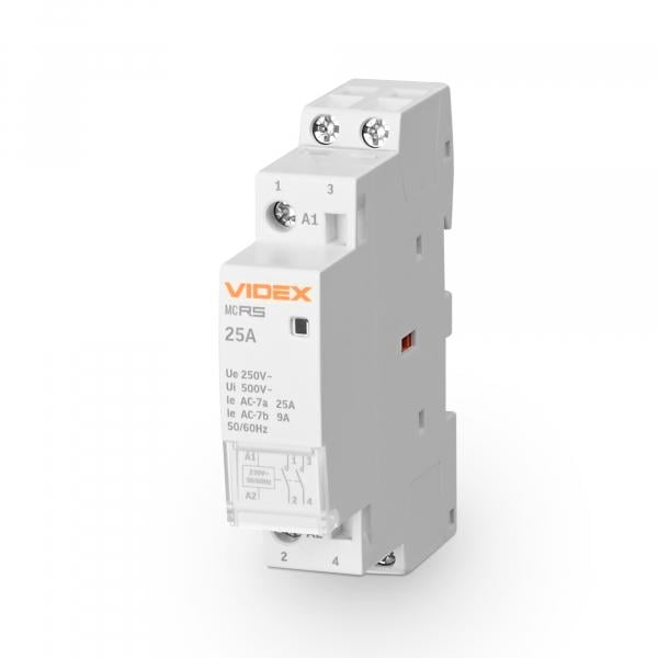 Контактор модульний 2п 25 А 2НВ (VF-RS-MC2O-25) - фото 1 Контактор модульний 2п 25 А 2НВ (VF-RS-MC2O-25) - фото 1