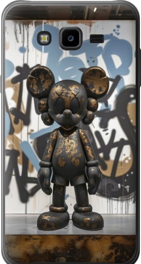 Чехол на Samsung Galaxy J7 Neo J701F Bronze kaws v2 (6098u-1402-42517)