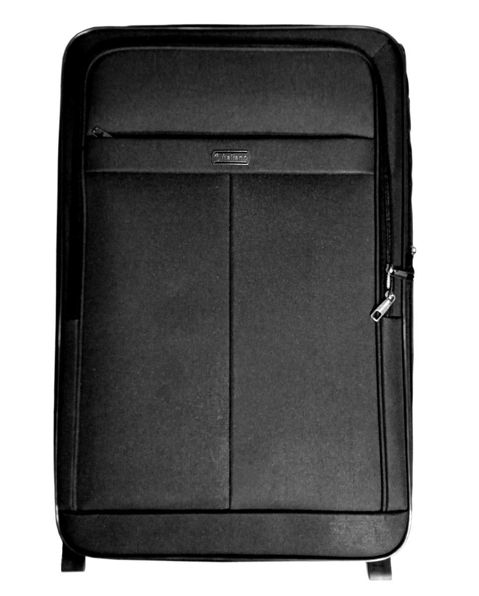 Чемодан тканевый ITALIANO 28A большой 2 колеса Черный (Mt00016)