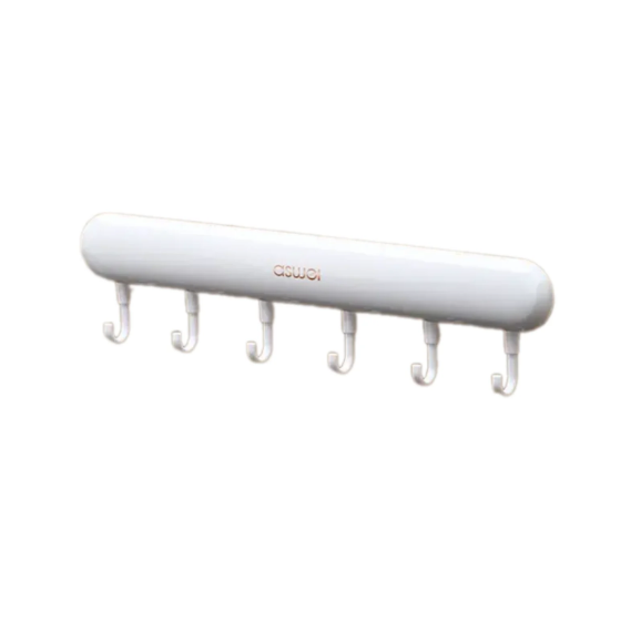 Вешалка настенная Towel hook LY-839 универсальная с крючками Белый (2054049) Вешалка настенная Towel hook LY-839 универсальная с крючками Белый (2054049)