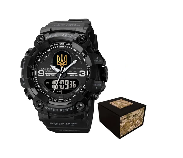 Наручные часы Awarder 001 Трезубец золото All Black Наручные часы Awarder 001 Трезубец золото All Black