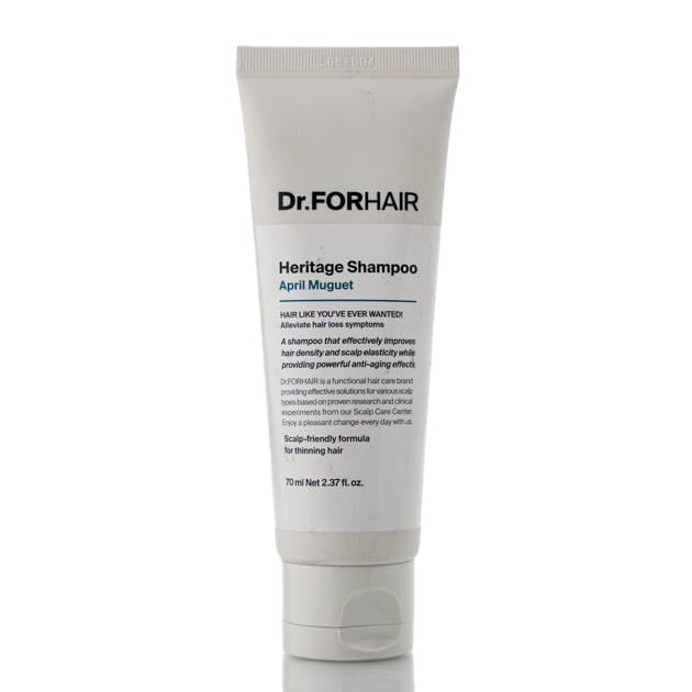 Шампунь антивозрастный для ослабленной кожи головы и тонких волос Dr.Forhair Heritage Shampoo April Muguet 70 мл