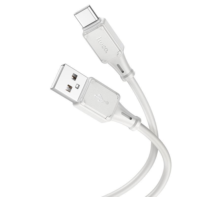 Кабель для зарядки Hoco X101 Type-C Assistant silicone charging data cable 1 м Серый (d6a1875d)