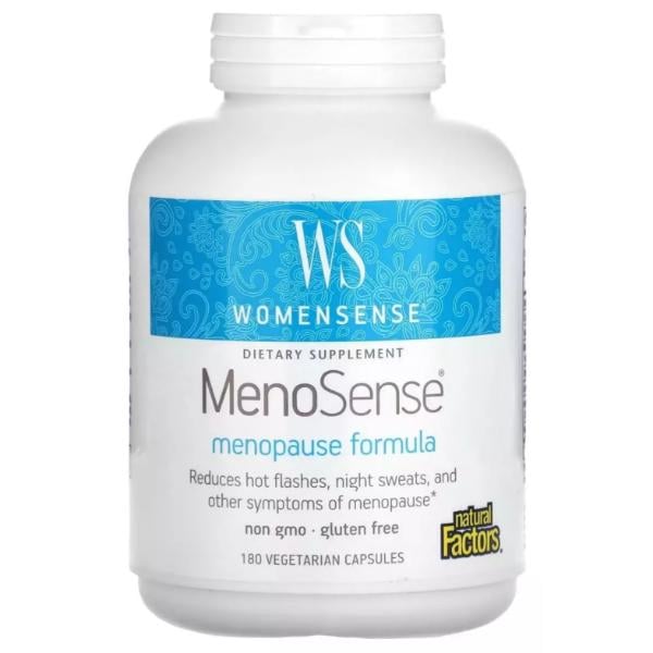Комплекс при менопаузе Natural Factors WomenSense MenoSense Formula 180 Veg Caps (22775973)