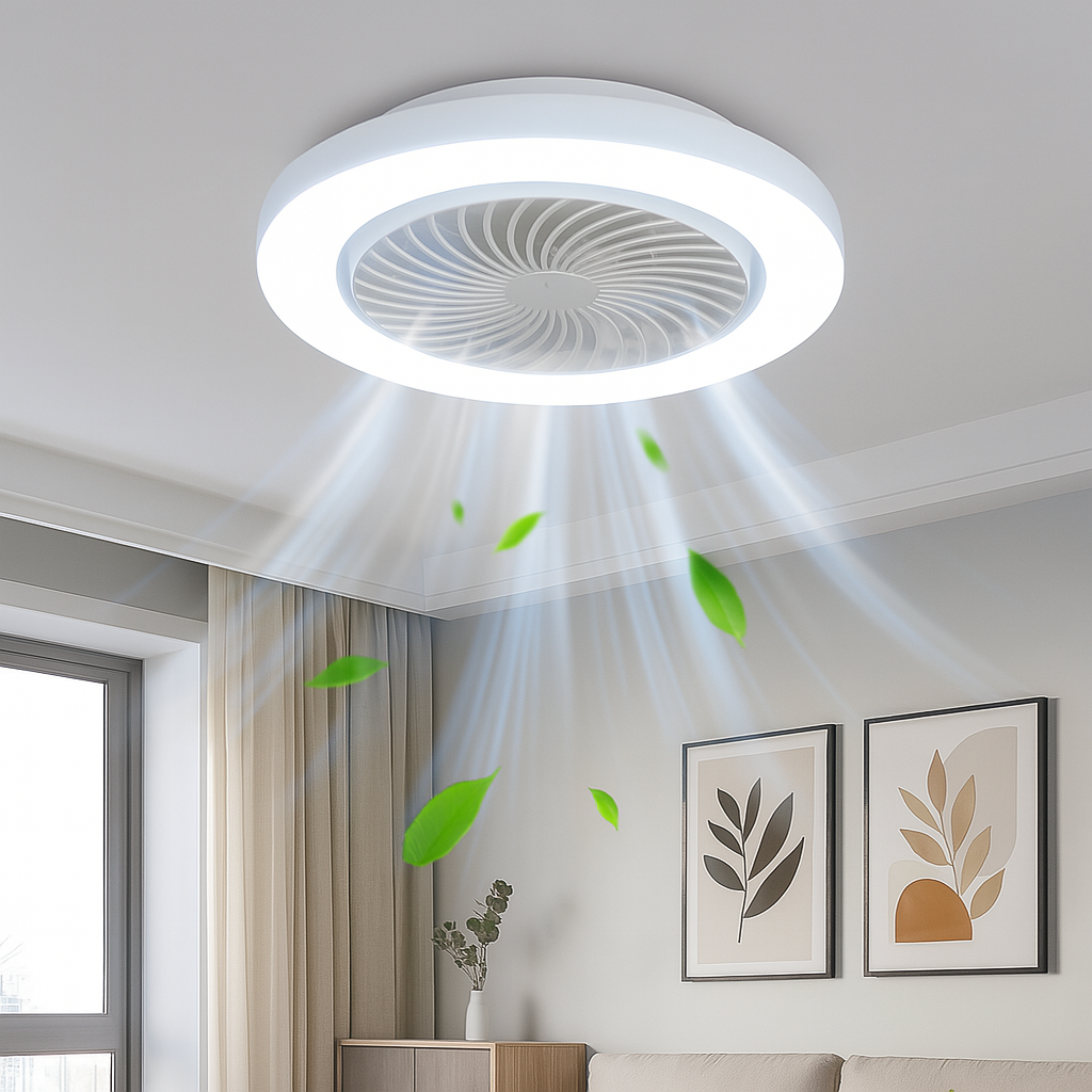 Люстра-вентилятор в патрон E27 Multi-Function Fan Light универсальный потолочный без пульта (LK-22D1) - фото 5