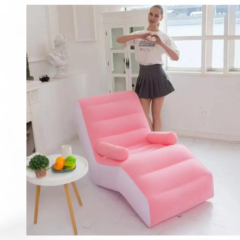 Кресло надувное с подлокотниками Inflatable Sofa 140х85х80 см - фото 4