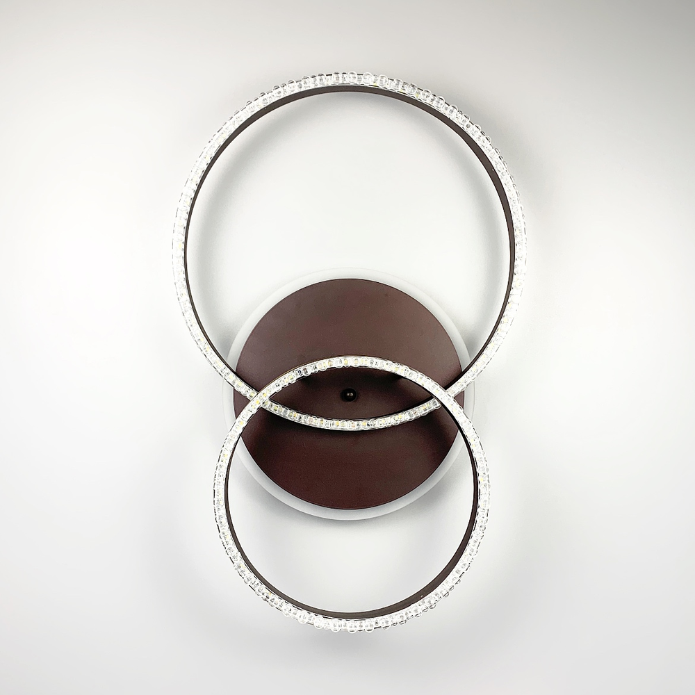 Люстра LED с золотистой фурнитурой Coffee (A 55061/2B RGB CF)