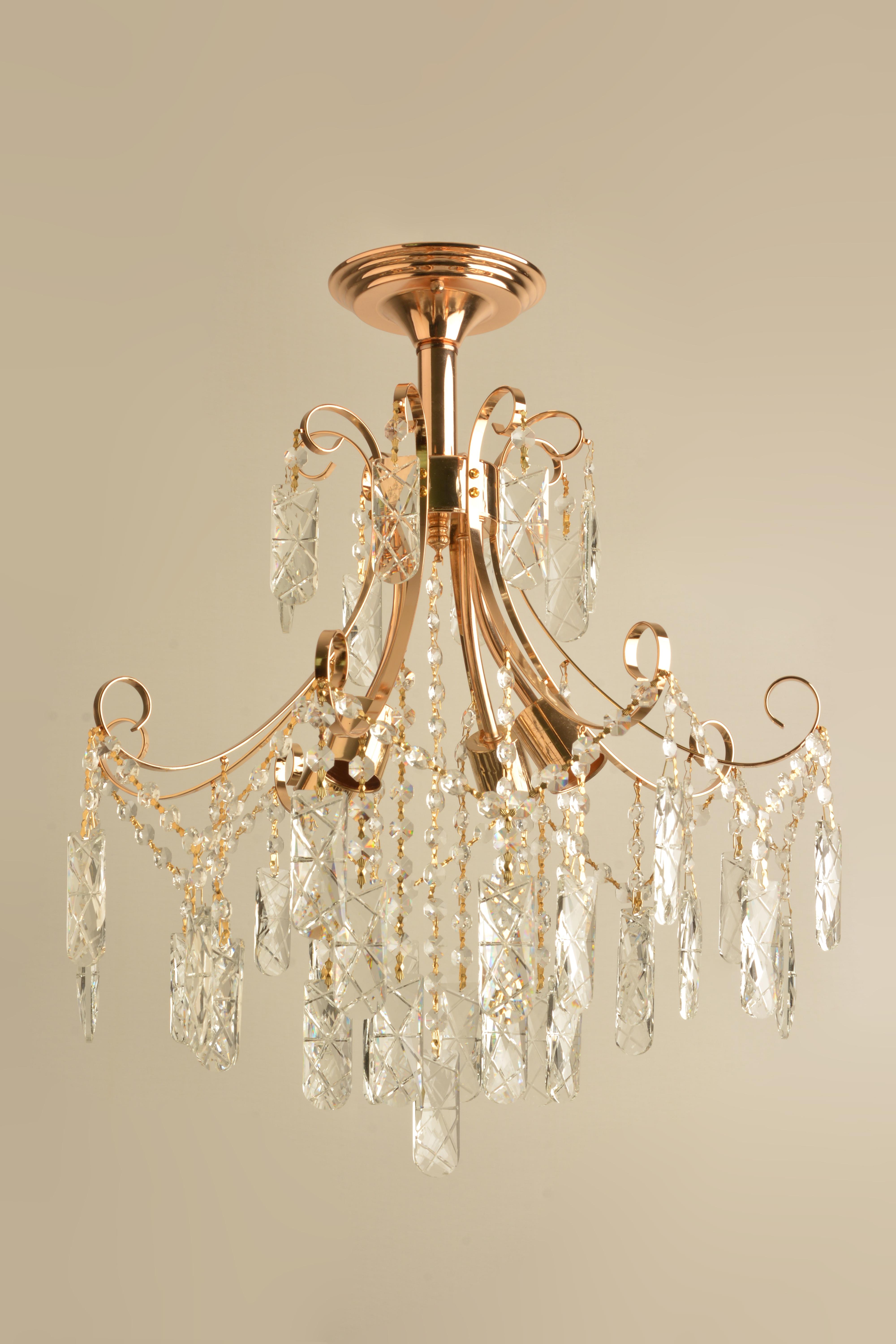 Люстра хрустальная Sirius 8057/4 на 4 лампочки (000037570)